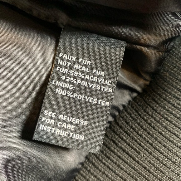 SHACI Bellfast Faux Fur Jacket Size Small - Picture 4 of 7